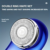 cheap Shaving &amp; Hair Removal-Electric Razor For MenMini-Shave Portable Electric Shaver Pocket Size Portable Shaver Wet And Dry Men&#039;s Razor USB Rechargeable Shaver