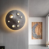 billige utendørs vegglamper-sement vegglampe belysning utendørs innendørs måne overflate form design barnerom nattlampe vanntett ip65 dekor vegglampe til soverom stue hotell villa