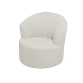abordables Cubierta de sillón y silla sin brazo-Funda para sillón giratorio de barril de jacquard, funda elástica color burdeos para sillón giratorio, funda para sofá, funda para sillón de club redondo moderno