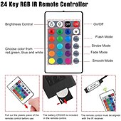economico Strisce LED-5 v usb rgb cob ha condotto la striscia luminosa 1-3 metri cambia colore striscia di luce tv retroilluminazione ir24 controller chiave fondo mobile flessibile per camera da letto cucina casa