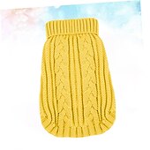 baratos Suéteres-Cachorros Gatos Súeters Pulôver Vintage Casual Inverno Quente Respirável Macio Lavável Confortável Ao ar livre Casual / Diário Roupas para cães for Bichon Frise Pomerânia Animais de Pequeno Porte