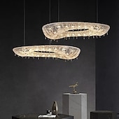 رخيصةأون ثريات كريستالية-80 cm التصميم الحصري نجفات معدن مطلي الحديث 110-120V 220-240V