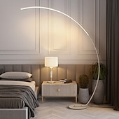 economico lampada da terra a led-Lampada da terra Multi-tonalità / Lampade ambientali / Decorazione di nozze di Natale Contemporaneo moderno / Tradizionale / Classico Per Sala studio / Ufficio / Giardino Alluminio AC100-240V Nero