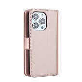 cheap iPhone Cases-Phone Case For iPhone 15 Pro Max Plus iPhone 14 13 12 11 Pro Max Plus Back Cover Wallet Case with Stand Holder Magnetic with Lanyard Retro TPU PU Leather