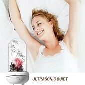 cheap Household Appliances-Artificial Flower USB LED Light Perfume Aromatherapy Essential Oil Diffuser Relieve Work Stress Relief Fatigue Waterless Belt Charging Plug-in Use Machine