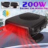 preiswerte Autoheizgeräte-Schnelles Aufheizen, 15 A, 200 W, 2-in-1-Auto-Heizventilator, Windschutzscheiben-Defroster, Demister-Wärmer, Handventilator