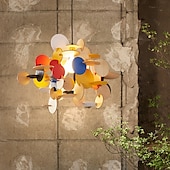 economico Luci a sospensione-lampada a sospensione lampadario in metallo a testa singola in legno massello apparecchi di illuminazione in stile creativo nordico camera per bambini lampada a sospensione per caffè 110-240v