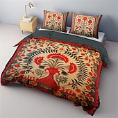 cheap Duvet Cover Sets-Duvet Cover Set Medieval Quilt Art The Tree of Life Pattern  Duvet Cover Set Soft 3-Piece Luxury Cotton Bedding Set Home Decor Gift