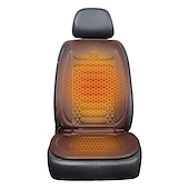 baratos Capas para bancos de automóveis-Capa de Assento Aquecido para Carro 12V Aquecimento Rápido em 30s Aquecedor de Assento Universal para Carro Almofada de Aquecimento de Tecido Grosso e Durável