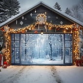 cheap Christmas Garage Door Covers-Christmas Door Decorations Outdoor Garage Door Cover Window View Xmas Door Banner Party Large Door Mural Backdrop Decoration forHoliday Home Wall Decorations