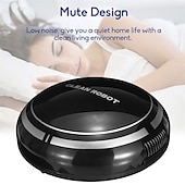 abordables Aspirateurs-Robot de balayage d&#039;aspiration de robot intelligent rechargeable automatique noir