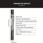 cheap Flashlights-MINI Medical Penlight Type-c USB Charging Built-in Battery Medical Flashlight Portable Medical Pen Lamp XPG LED