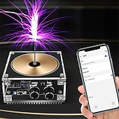 olcso Valentin-nap a Szeretőnek-bluetooth zene tesla tekercs hangszóró vezeték nélküli átvitel kísérlet asztali játék modell Valentin napi meglepetés neki karácsonyi ajándéknak