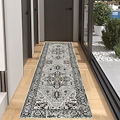 cheap Living Room &amp; Bedroom Rugs-Bohemian Rug Runner Carpet Entrance Mat for Household Use Short Plush Tpr Anti Slip Water Washed Bottom Long Strip Carpet Mat
