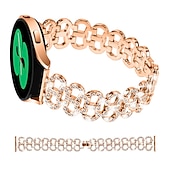 cheap Samsung Watch Bands-Watch Band for Samsung Galaxy Watch 7/6/5/4 40/44mm, Galaxy Watch 5 Pro 45mm, Galaxy Watch 4/6 Classic 42/46/43/47mm, Watch 3, Active 2, Gear S2 Stainless Steel Replacement  Strap Glitter Crystal