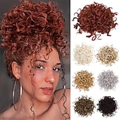 abordables Coletas-Correa Coletas Mujer / Suave / Clásico Pelo sintético Pedazo de cabello La extensión del pelo Rizado Media Fiesta / Noche / Ropa Cotidiana / Vacaciones