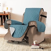 economico Copertura per reclinabile-copripoltrona reclinabile impermeabile bordeaux trapuntato per grande poltrona reclinabile coprisedile reversibile lavabile protettore con cinghie elastiche regolabili per bambini animali domestici