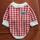 ieftine Pulovere-Câini Pisici Pulovere Jumper Petrecere Casual Iarnă Cald Respirabil Απαλό Lavabil Comfortabil În aer liber Casul / Zilnic Îmbrăcăminte pentru câini for Bichon Frise Pomeran un Animalut Fluture Small