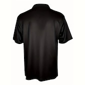 tanie Męska koszulka polo geometryczna-Męskie Graficzny Koszulki polo z zamkiem błyskawicznym Koszula golfowa Krótki rękaw Koszulki polo Koszule z kołnierzykiem Codzienny Ubrania wakacyjne Ubrania Rave Stroje na imprezę Druk 3D Polo z