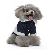 tanie Płaszcze-Psy Koty Płaszcz Kurtka Sport Codzienny Zima Ciepłe Oddychający Miękka Zmywalny Wygodny Na zewnątrz Codzienne Ubranka dla psów for Bichon frise Szpic miniaturowy szczeniaków i młodych kotów Motyl