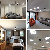 cheap Pendant Lights-Chandelier Lighting Mid Century Modern Ceiling Light 3/6 Arms Light Fixture Large Chandeliers