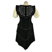 levne brnění-Retro Středověké Renesanční Šaty Zbraně a výzbroj Hrudník Válečník Viking Shieldmaiden Maškarní kostým Dámské Viking Fantazie předvečer Všech svatých Karneval LARP Dospělé Šaty