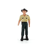 ieftine Jucării de Construit-desktop simulat sandbox scenă personaje decorațiuni fermieri reparatori crescători veterinari multiple seturi și figurine profesionale