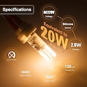 abordables Ampoules LED double broche-10 pièces 2 W LED à Double Broches 200 lm G4 T 32 Perles LED SMD 3014 Blanc Chaud Blanc Froid Blanc Naturel 220-240 V 110-130 V