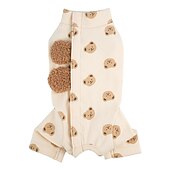 billiga Pyjamas-Hund Katt Pyjamas söt stil Ledigt Vinter Varm Andningsfunktion Mjuk Tvättbar Bekväm Utomhus Ledigt / vardag Hundkläder for Bichon Frisé Pommeran valpen eller det lilla husdjuret Fjäril Small