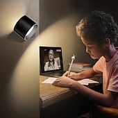 abordables Luces de disco-Luces LED para gabinete con control remoto, lámpara de pared recargable de 3000 mah, 3 temperaturas de color, luz magnética regulable con rotación de 360 °, para pasillo junto a la cama del dormitorio