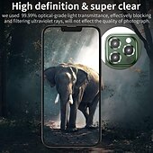 رخيصةأون واقيات شاشات أيفون-3 مجموعات 2 مجموعات كاميرا عدسة حامي من أجل Apple ايفون 16 iPhone 15 Pro Max 14 Plus 13 12 11 Pro Max سبائك التيتانيوم 9Hقسوة (HD) دقة عالية انفجار برهان مقاومة الحك