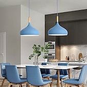 cheap Pendant Lights-Nordic Macaron Ceiling Light Dining Room Pendant Light Vintage Style Matte Iron Art Home Chandelier Easy to Install Corridor Lighting Lamp Fixture for Bar,Kitchen,Restaurants 110-240V