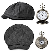 abordables Costumes pour hommes des années 1920-Années Folles Années 1920 Rétro Vintage Tenues Veste Gatsby le Magnifique Gentleman Déguisement Homme Halloween Carnaval Nouvel An Carnaval Fête / Soirée Mascarade Adulte Cravate Gilet Plus