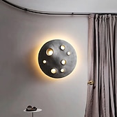 billige utendørs vegglamper-sement vegglampe belysning utendørs innendørs måne overflate form design barnerom nattlampe vanntett ip65 dekor vegglampe til soverom stue hotell villa