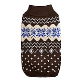 ieftine Pulovere-Câini Pisici Pulovere Jumper Petrecere Casual Iarnă Respirabil Απαλό Lavabil Comfortabil Crăciun În aer liber Casul / Zilnic Îmbrăcăminte pentru câini for Bichon Frise Pomeran un Animalut Fluture