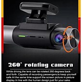preiswerte Autofestplattenrekorder-KG330 1080p Neues Design / HD / mit Rückfahrkamera Auto dvr 170 Grad Weiter Winkel 2 Zoll IPS Autokamera mit GPS / Nachtsicht / G-Sensor 6 Infrarot-LEDs Auto-Recorder