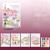 お買い得  アート＆絵画用品-1個 早期教育機 クリスマスプレゼント デコレーション ペーパー のために 学校用 学生 家 29.5*21.5cm