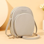 levne univerzální taška na telefon-ženy crossbody tašky přes rameno peněženky dotykový displej mobilní telefon peněženka měkký kožený popruh kabelka pro ženy luxusní messenger tašky