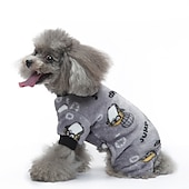 economico Pigiama-Prodotti per cani Prodotti per gatti Pigiami Di tendenza Informale Inverno Traspirante Morbido Lavabile Comodo Esterno Casual / quotidiano Abbigliamento per cani for Bichon Frise Pomeriana cuccioli