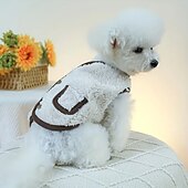 お買い得  コート-犬用 猫用 コート ジャケット ベスト ミニマリスト カジュアル 冬 ウォーム 高通気性 ソフト 洗濯可 快適 アウトドア カジュアル／普段着 犬服 for ビジョンフリーゼ ポメラニアン 赤ちゃんサイズ パピヨン Small
