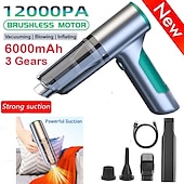ieftine Aspiratoare-noul mini aspirator auto fără fir 3 în 1 aspirator cu suflare cu suflare aspirator fără fir de mare putere colector de praf de aer mini aspirator de mână umed și uscat aspirator portabil de curățare