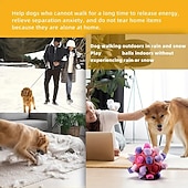 お買い得  犬用おもちゃ-ボール型 噛む用おもちゃ インタラクティブトイ ととも​​に 耐用的 解放圧力 ペットトレーニング 歯が生えるロープのおもちゃ 歯が生えるおもちゃ のために 犬用 猫用 屋内 屋外 ペットプレイ
