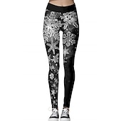 preiswerte Weihnachtskostüme für Erwachsene-Weihnachtsmann Leggins Jogginghosen Damen Weihnachten Heiligabend Weihnachten Erwachsene Weihnachten Silvester Hosen