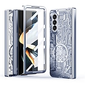 cheap Samsung Cases-Phone Case For Samsung Galaxy Z Fold 5 Z Fold 4 Z Fold 3 Z Fold 2 Shockproof ABS PC