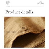 billige luksus blazer i lin-100% Lin Herre Blazer i lin Blazer Virksomhet Formell kveld Bryllupsfest Mote Fritid Vår &amp; Vinter عادي Lomme Fritid / hverdag Enkeltkneppet Blazer Svart Mørkeblå