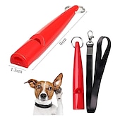 お買い得  犬用トレーニング用品-ストラップ付き犬笛 吠えを止める超音波犬笛 高周波サイレントホイッスル 犬の訓練用