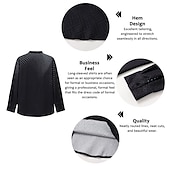  Men's Polka Dot Geometric Pattern Geometry Shirt Button Up Shirt Long Sleeve Fashion Streetwear Designer Outdoor Casual Daily Summer Spring Fall Stand Collar Print Blue Black White Brown Green