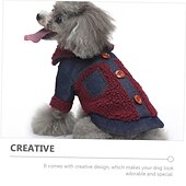 tanie Płaszcze-Psy Koty Płaszcz Kurtka Sport Codzienny Zima Ciepłe Oddychający Miękka Zmywalny Wygodny Na zewnątrz Codzienne Ubranka dla psów for Bichon frise Szpic miniaturowy szczeniaków i młodych kotów Motyl
