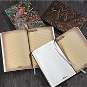 cheap Notebooks &amp; Planners-8 Types Embossed Leather Journal Diary Business Notebook  Agenda Antique Handmade Relief Notebook Phoenix Immortal Bird Travel Notebook Agenda Book Gift for Friends Size A5 (8.4x5x0.7 Inches)