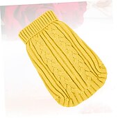 baratos Suéteres-Cachorros Gatos Súeters Pulôver Vintage Casual Inverno Quente Respirável Macio Lavável Confortável Ao ar livre Casual / Diário Roupas para cães for Bichon Frise Pomerânia Animais de Pequeno Porte